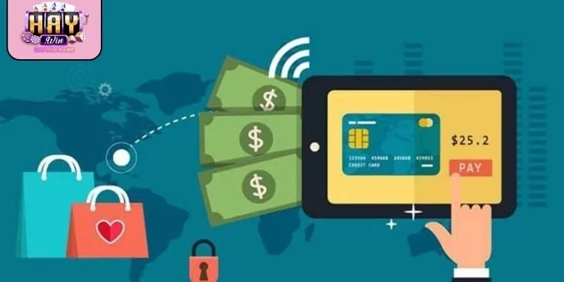 Minh họa quá trình nạp tiền Haywin nhanh và ổn định trên hệ thống